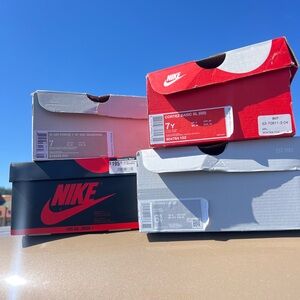 Nike Athletic Shoes - Red, Black, Gray, White